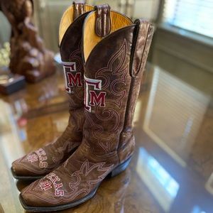 Texas A&M Aggies Game Day Cowboy Boots. Mens size 10D.